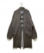 YANYANヤンヤン）の古着「ロングニットカーディガン」｜ブラウン