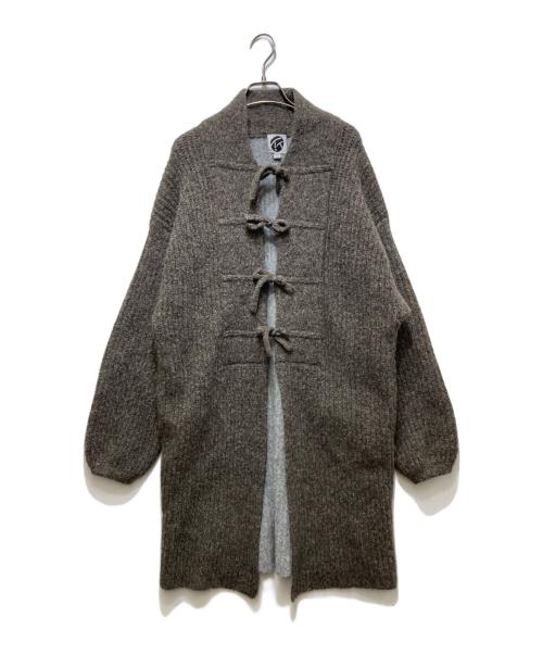 YANYAN（ヤンヤン）yanyan (ヤンヤン) ロングニットカーディガン ブラウン サイズ:XSの古着・服飾アイテム