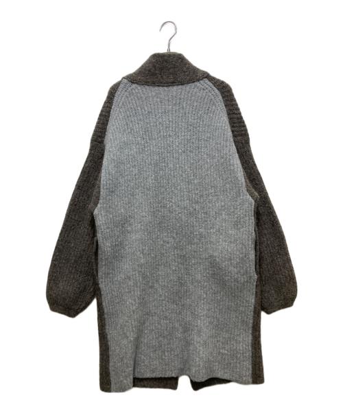 YANYAN（ヤンヤン）yanyan (ヤンヤン) ロングニットカーディガン ブラウン サイズ:XSの古着・服飾アイテム