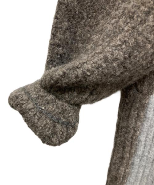 YANYAN（ヤンヤン）yanyan (ヤンヤン) ロングニットカーディガン ブラウン サイズ:XSの古着・服飾アイテム