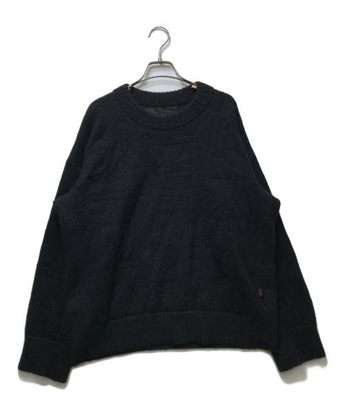 HaaT（ハート）Haat (ハート) クルーネックニット ブラック サイズ:4の古着・服飾アイテム