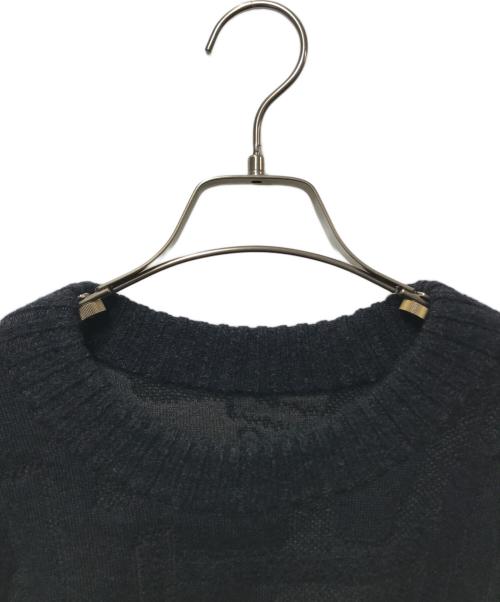 HaaT（ハート）Haat (ハート) クルーネックニット ブラック サイズ:4の古着・服飾アイテム