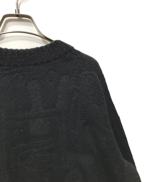 HaaT（ハート）Haat (ハート) クルーネックニット ブラック サイズ:4の古着・服飾アイテム