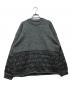 Haat（ハート）の古着「カットアウト クルーネックニット HA51KJ305 /ISSEY MIYAKE」｜グレー