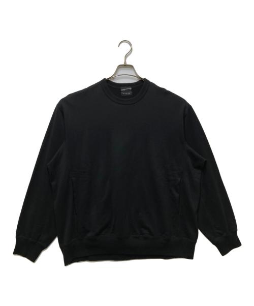 LAD MUSICIAN（ラッドミュージシャン）LAD MUSICIAN (ラッドミュージシャン) CREW NECK PULLOVER(クルーネックプルオーバー) ブラック サイズ:46の古着・服飾アイテム