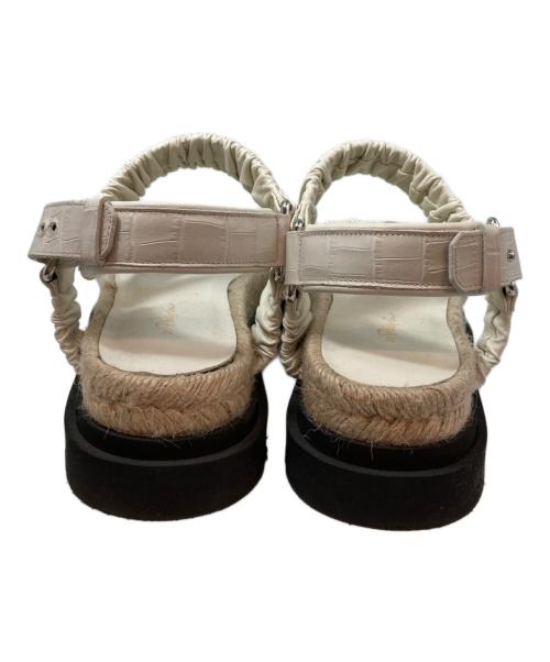 3.1 phillip lim（スリーワンフィリップリム）3.1 phillip lim (スリーワンフィリップリム) NOA STRAPPY SLIDE / プラットフォームサンダル　SSE1-T753CBC ホワイト サイズ:37の古着・服飾アイテム