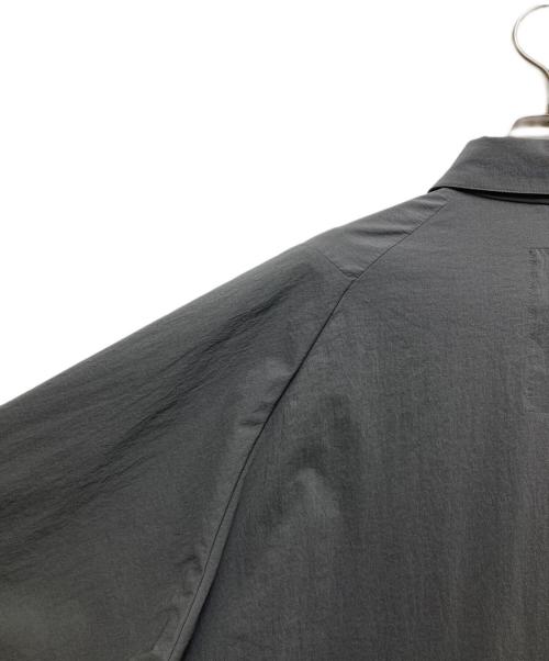 teatora（テアトラ）TEATORA (テアトラ) CARTRIDGE SHIRT S/S - DR(カートリッジシャツ S/S  DR） グレー サイズ:3の古着・服飾アイテム