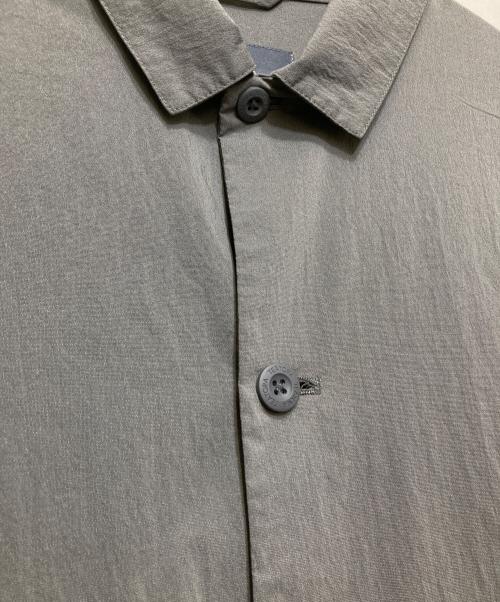 teatora（テアトラ）TEATORA (テアトラ) CARTRIDGE SHIRT S/S - DR(カートリッジシャツ S/S  DR） グレー サイズ:3の古着・服飾アイテム