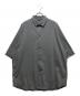 TEATORA（テアトラ）の古着「CARTRIDGE SHIRT S/S - DR(カートリッジシャツ S/S  DR）」｜グレー