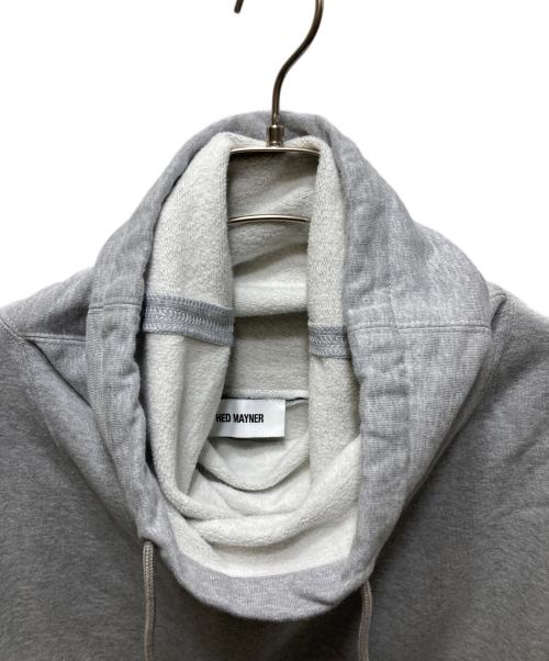 Hed Mayner（ヘド メイナー）Hed Mayner (ヘド メイナー) WIDE COLLAR SWEAT SHIRT グレー サイズ:Mの古着・服飾アイテム