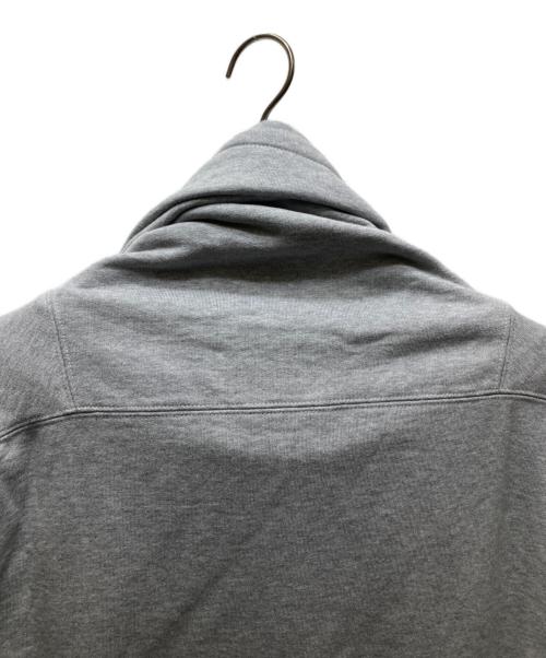Hed Mayner（ヘド メイナー）Hed Mayner (ヘド メイナー) WIDE COLLAR SWEAT SHIRT グレー サイズ:Mの古着・服飾アイテム