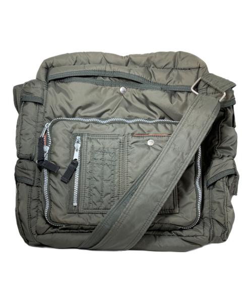 Quiksilver（クイックシルバー）Quiksilver (クイックシルバー) NYLON FIELD PACK (ナイロンフィールドパック）Y2K カーキの古着・服飾アイテム