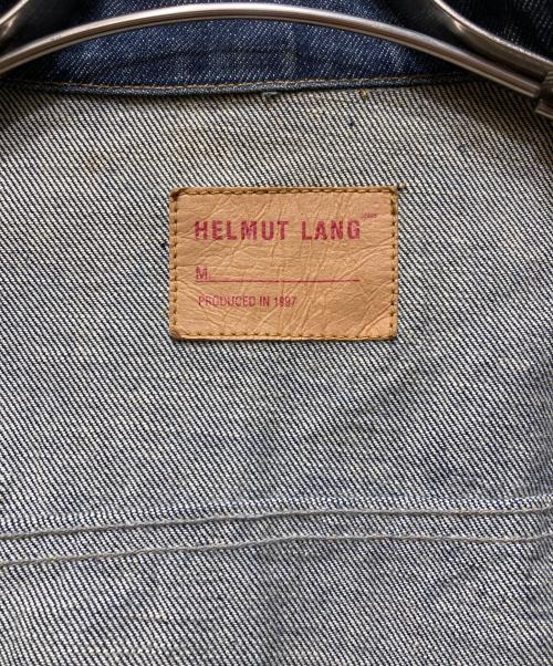 HELMUT LANG（ヘルムートラング）HELMUT LANG (ヘルムートラング) デニムトラッカーコート/ 本人期 GTRタグ アーカイブ  インディゴ サイズ:42の古着・服飾アイテム