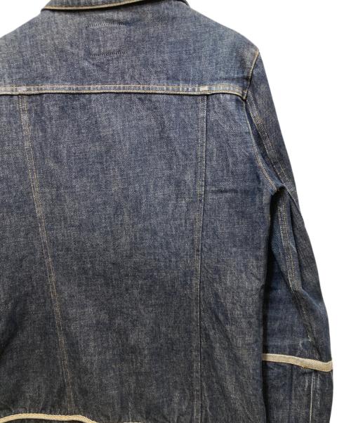 HELMUT LANG（ヘルムートラング）HELMUT LANG (ヘルムートラング) デニムトラッカーコート/ 本人期 GTRタグ アーカイブ  インディゴ サイズ:42の古着・服飾アイテム