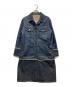 HELMUT LANG（ヘルムートラング）の古着「デニムトラッカーコート/ 本人期 GTRタグ アーカイブ 」｜インディゴ