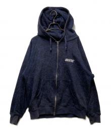 Diaspora Skateboards×creativedrugstore（ディアスポラスケートボードズ×クリエイティブドラッグストア）の古着「CDSP Urushi Hooded Sweatshirt　26SS」｜ネイビー