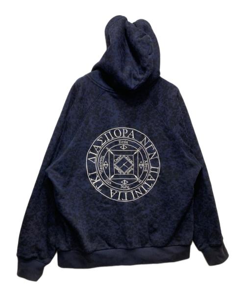Diaspora Skateboards（ディアスポラスケートボードズ）Diaspora skateboards (ディアスポラスケートボードズ) CreativeDrugStore (クリエイティブドラッグストア) CDSP Urushi Hooded Sweatshirt　26SS ネイビー サイズ:Lの古着・服飾アイテム
