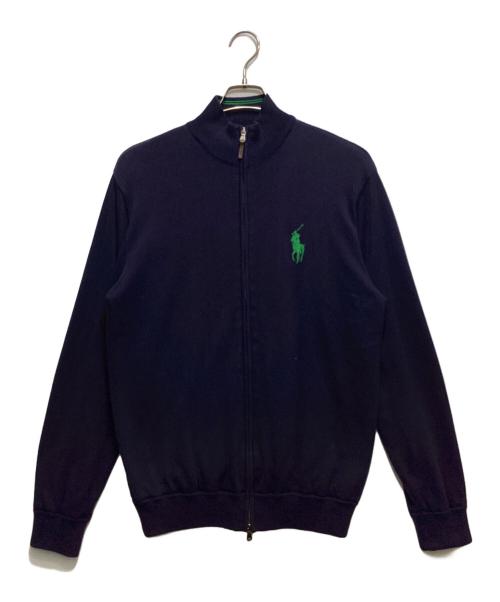 POLO GOLF（ポロ ゴルフ）POLO GOLF (ポロ ゴルフ) ビッグポニー ピマコットン ドライバーズニット ネイビー サイズ:Sの古着・服飾アイテム