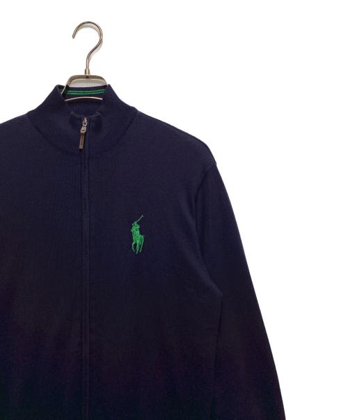 POLO GOLF（ポロ ゴルフ）POLO GOLF (ポロ ゴルフ) ビッグポニー ピマコットン ドライバーズニット ネイビー サイズ:Sの古着・服飾アイテム