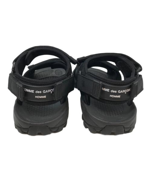 COMME des GARCONS HOMME（コムデギャルソン オム）COMME des GARCONS HOMME (コムデギャルソン オム) 3ストラップサンダル ブラック サイズ:28cmの古着・服飾アイテム