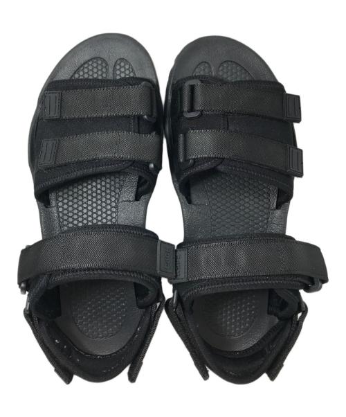 COMME des GARCONS HOMME（コムデギャルソン オム）COMME des GARCONS HOMME (コムデギャルソン オム) 3ストラップサンダル ブラック サイズ:28cmの古着・服飾アイテム