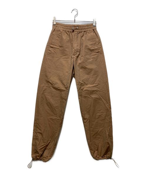 AURALEE（オーラリー）AURALEE (オーラリー) FINX TUSSAH CHAMBRAY EASY PANTS(フィンクスタッサーシャンブレーイージーパンツ)　 ブラウン サイズ:3の古着・服飾アイテム