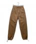 AURALEE（オーラリー）の古着「FINX TUSSAH CHAMBRAY EASY PANTS(フィンクスタッサーシャンブレーイージーパンツ)　」｜ブラウン