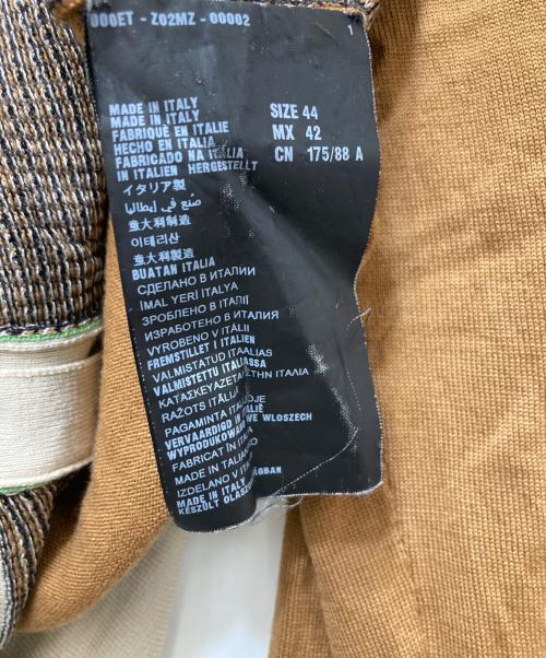 PRADA（プラダ）PRADA (プラダ) ウール×シルク カーディガン ブラウン サイズ:44の古着・服飾アイテム