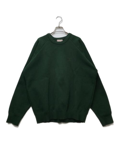 The Ennnoy Professional（ザ エンノイ プロフェッショナル）The Ennnoy Professional charles&Kirk Round Neck Pullover Sweater （ラウンドネックオーバースウェット）AW22BRENKT01AT グリーン サイズ:XLの古着・服飾アイテム