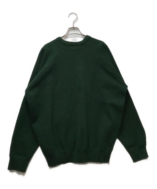 The Ennnoy Professional（ザ エンノイ プロフェッショナル）The Ennnoy Professional charles&Kirk Round Neck Pullover Sweater （ラウンドネックオーバースウェット）AW22BRENKT01AT グリーン サイズ:XLの古着・服飾アイテム