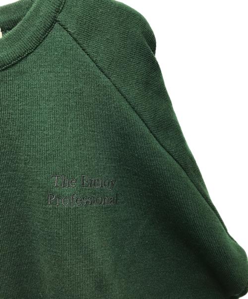 The Ennnoy Professional（ザ エンノイ プロフェッショナル）The Ennnoy Professional charles&Kirk Round Neck Pullover Sweater （ラウンドネックオーバースウェット）AW22BRENKT01AT グリーン サイズ:XLの古着・服飾アイテム
