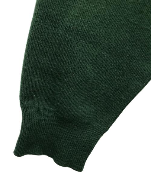 The Ennnoy Professional（ザ エンノイ プロフェッショナル）The Ennnoy Professional charles&Kirk Round Neck Pullover Sweater （ラウンドネックオーバースウェット）AW22BRENKT01AT グリーン サイズ:XLの古着・服飾アイテム