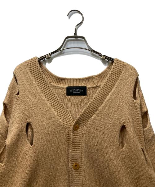 UNUSED（アンユーズド）UNUSED (アンユーズド) 5G holed cardigan ブラウン サイズ:2の古着・服飾アイテム