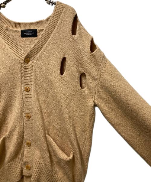 UNUSED（アンユーズド）UNUSED (アンユーズド) 5G holed cardigan ブラウン サイズ:2の古着・服飾アイテム
