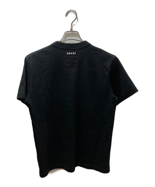 sacai（サカイ）sacai (サカイ) 24SS Graphic Embroidery T-Shirt（グラフィック エンブロイダリー Tシャツ）24-0894S ブラック サイズ:1の古着・服飾アイテム