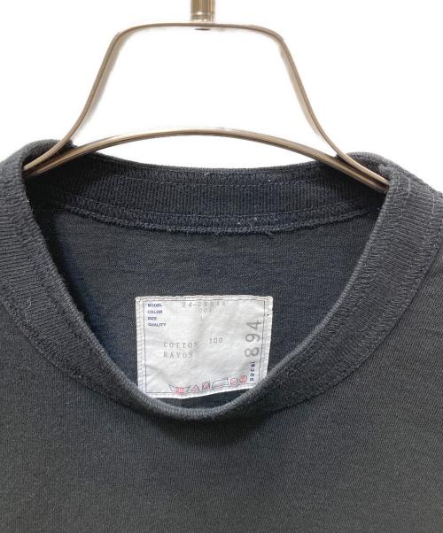 sacai（サカイ）sacai (サカイ) 24SS Graphic Embroidery T-Shirt（グラフィック エンブロイダリー Tシャツ）24-0894S ブラック サイズ:1の古着・服飾アイテム