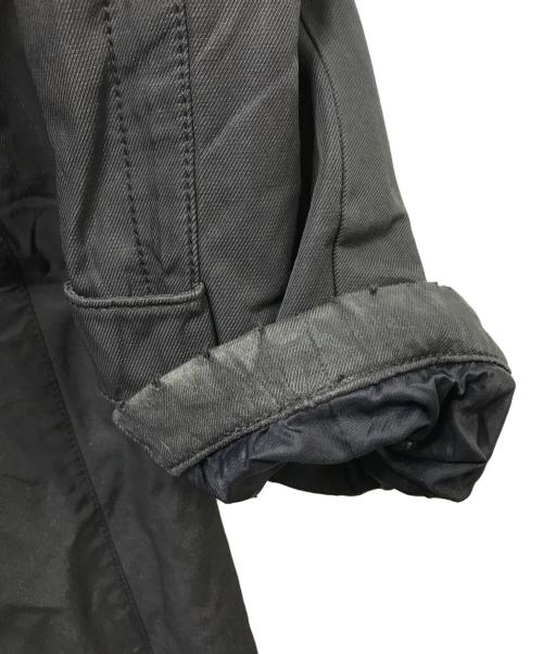 ARMANI COLLEZIONI（アルマーニ コレツィオーニ）ARMANI COLLEZIONI (アルマーニ コレツィオーニ) ジップコート ブラック サイズ:48の古着・服飾アイテム
