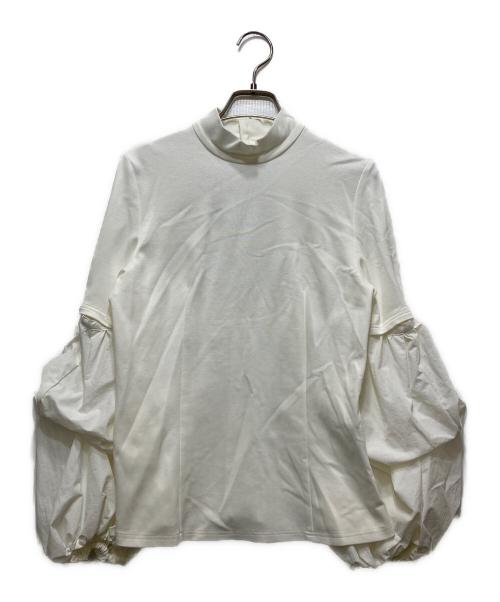 cygne（シーニュ）cygne (シーニュ) バルーンスリーブ 2wayトップス ホワイトの古着・服飾アイテム