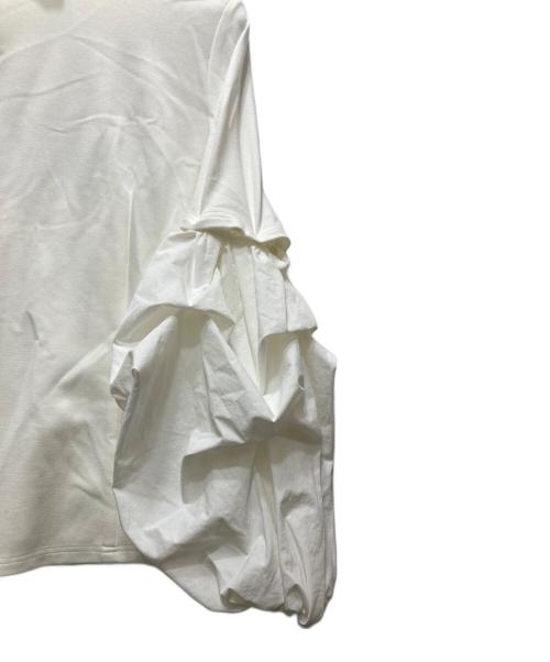 cygne（シーニュ）cygne (シーニュ) バルーンスリーブ 2wayトップス ホワイトの古着・服飾アイテム