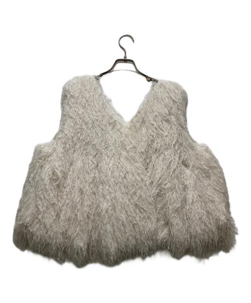 cygne（シーニュ）cygne (シーニュ) Aラインフレアトップス ホワイト サイズ:Freeの古着・服飾アイテム