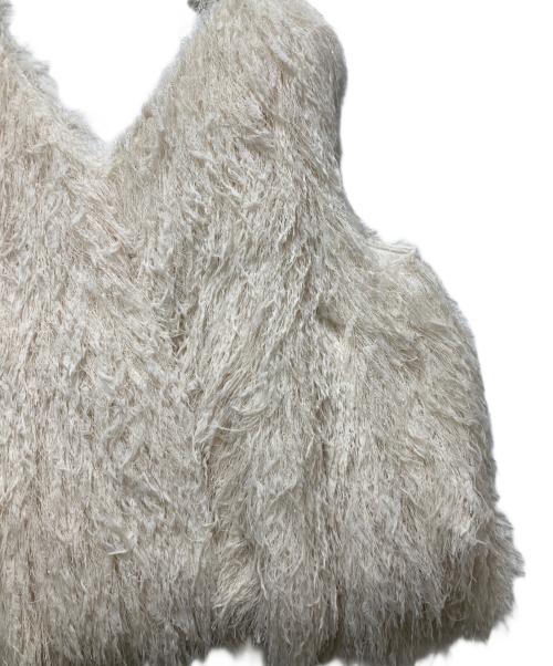 cygne（シーニュ）cygne (シーニュ) Aラインフレアトップス ホワイト サイズ:Freeの古着・服飾アイテム