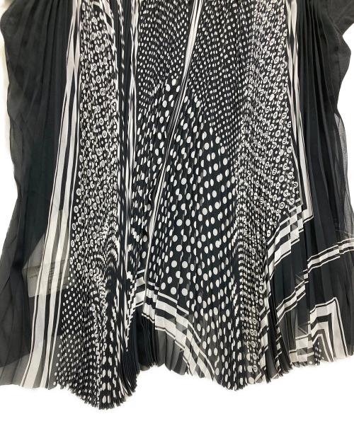 sacai（サカイ）sacai (サカイ) バックシアープリーツカットソー 16-02707 ブラック サイズ:2の古着・服飾アイテム