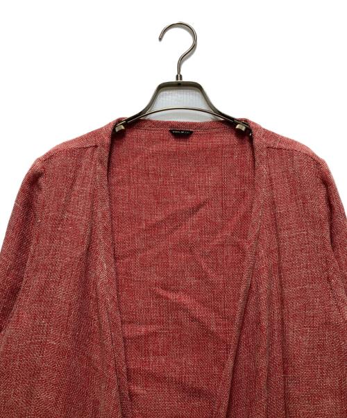 R&D.M.Co-OLDMAN'S TAILOR（オールドマンズテーラー）R&D.M.Co-OLDMAN'S TAILOR (オールドマンズテーラー) リネンコート レッド サイズ:Freeの古着・服飾アイテム