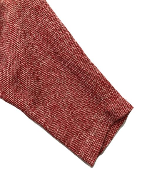 R&D.M.Co-OLDMAN'S TAILOR（オールドマンズテーラー）R&D.M.Co-OLDMAN'S TAILOR (オールドマンズテーラー) リネンコート レッド サイズ:Freeの古着・服飾アイテム