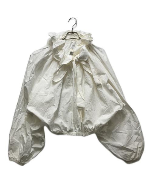 patou（パトゥ）Patou (パトゥ) オーガニックコットンポプリンシャツ　TO0170017001W ホワイト サイズ:36の古着・服飾アイテム