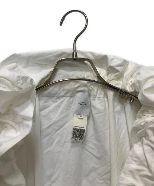 patou（パトゥ）Patou (パトゥ) オーガニックコットンポプリンシャツ　TO0170017001W ホワイト サイズ:36の古着・服飾アイテム