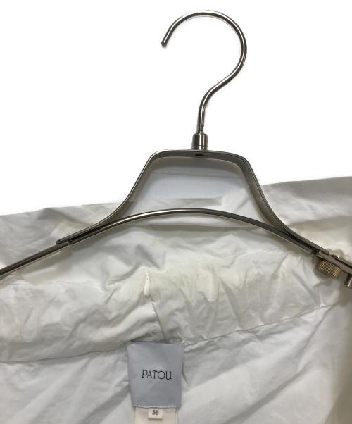 patou（パトゥ）Patou (パトゥ) オーガニックコットンポプリンシャツ　TO0170017001W ホワイト サイズ:36の古着・服飾アイテム