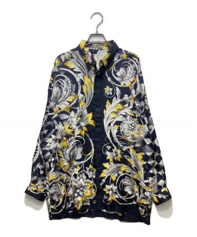 t*s様 ケアタグ無し ジャンニヴェルサーチ シルクシフォンシャツ ブラウス 3 中古・古着通販】GIANNI VERSACE (ジャンニ・ヴェルサーチ) シルク総柄