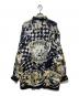 GIANNI VERSACE (ジャンニ・ヴェルサーチ) シルク総柄シャツ ブラック サイズ:実寸参照：22000円