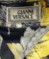 中古・古着 GIANNI VERSACE (ジャンニ・ヴェルサーチ) シルク総柄シャツ ブラック サイズ:実寸参照：22000円